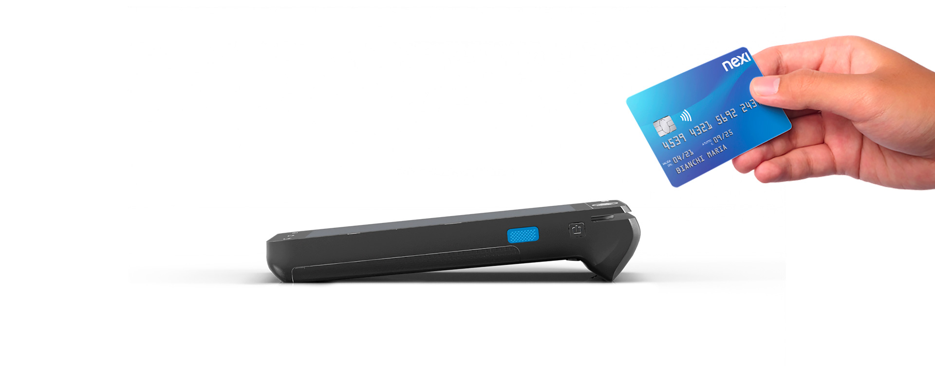 Pagamento con smartphone su SmartPOS mini Nexi